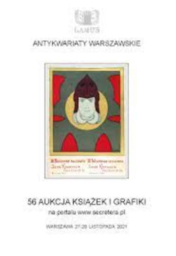 Antykwariaty warszawskie 56 Aukcja Ksiazek i grafiki