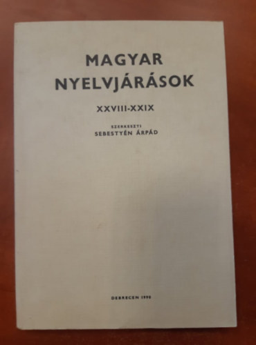 Magyar nyelvjrsok XXVIII-XXIX