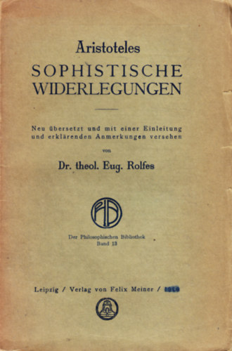 Sophistische Widerlegungen