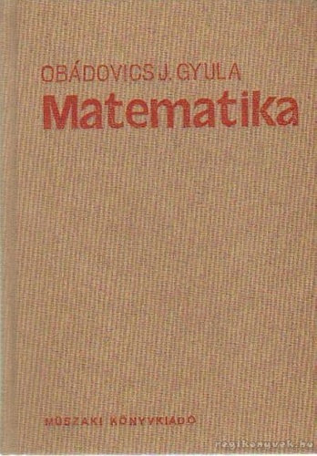 Ob�dovics J Gyula - Matematika