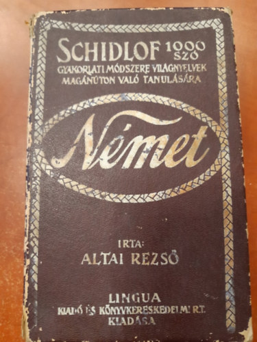 Schidlof 1000 sz gyakorlati mdszere vilgnyelvek....nmet