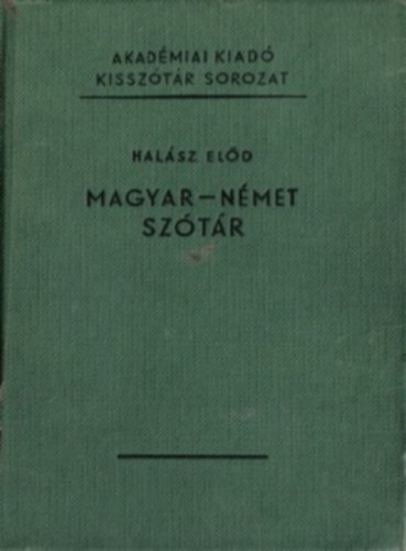 Magyar-nmet kissztr (Halsz)