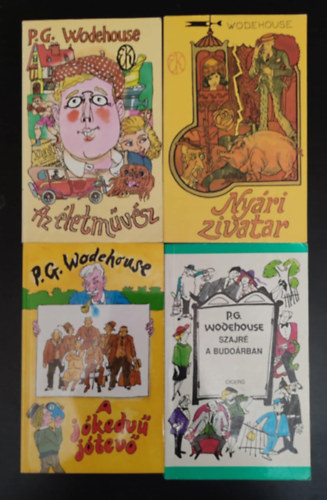 P. G. Wodehouse knyvcsomag (4db) Az letmvsz / Nyri zivatar / A jkedv jtev / Szajr a budorban