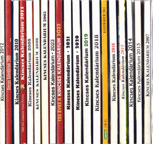 19 db Kincse Kalendárium: 2005-2023. évek