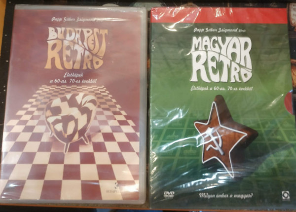2 db Papp G�bor Zsigmond: Budapest retr� + Magyar retr� (2 DVD)
