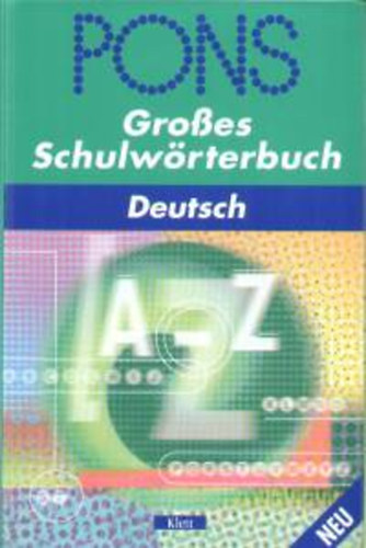 PONS Groes Schulwrterbuch A-Z