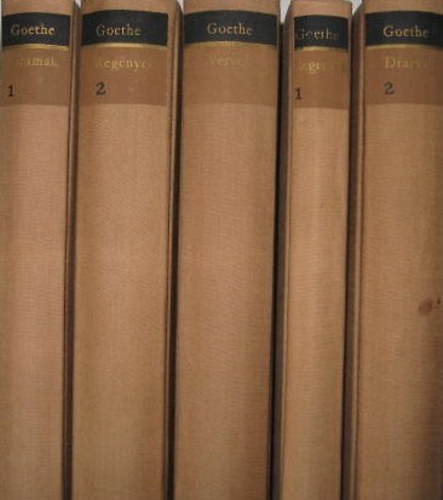 Johann Wolfgang von Goethe - Goethe vlogatott mvei I-V. (Regnyek, versek, drmk)