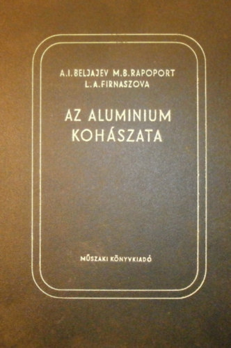 Az alum�nium koh�szata