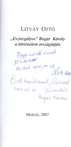 Eszterglyos Bogr Kroly a trtnelem orszgtjn - Dediklt