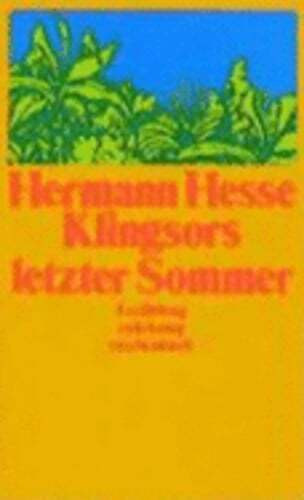 Hermann Hesse - Klingsors Letzter Sommer  - Klingsors Letzter Sommer nmet nyelven