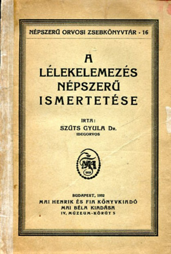 A llekelemzs npszer ismertetse