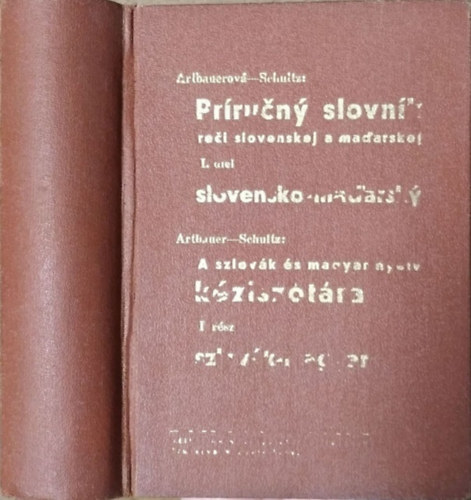 A szlovk s magyar nyelv kzisztra - I. rsz: szlovk-magyar