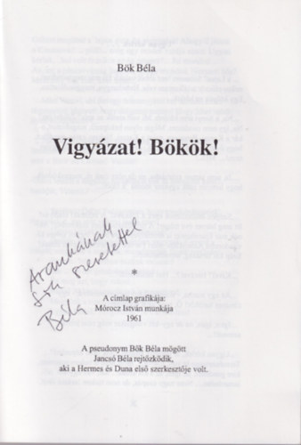 Bk Bla - Vigyzat! Bkk! - dediklt