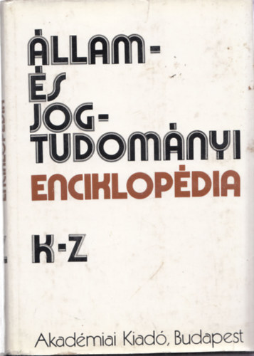 llam- s jogtudomnyi enciklopdia II. (K-Z)