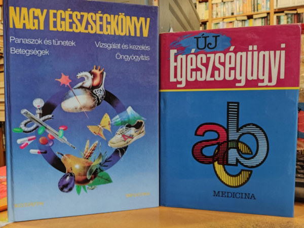2 db Nagy egszsgknyv + j egszsggyi ABC