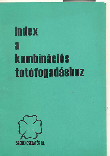 Index a kombincis totfogadshoz