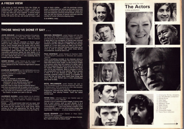 Hamlet - Prince of Denmark (sz�nh�zi f�zet bel�p�kkel)