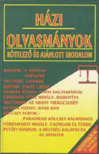 Hzi olvasmnyok (ktelez s ajnlott irodalom) II. oszt.