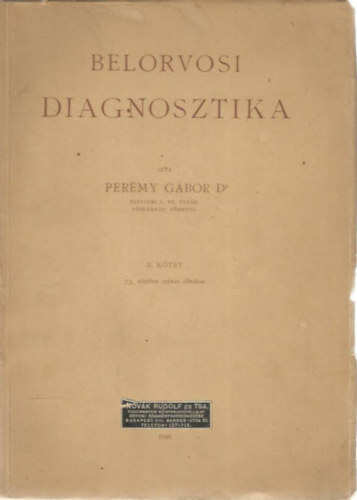 Belorvosi diagnosztika  II.k�tet