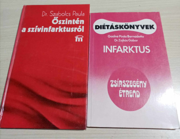 szintn a szvinfarktusrl + Infarktus - Zsrszegny trend (ditsknyvek)