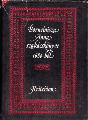 Bornemissza Anna szak�csk�nyve 1680-b�l