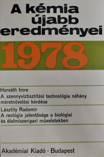 A kmia jabb eredmnyei 40. (1978)