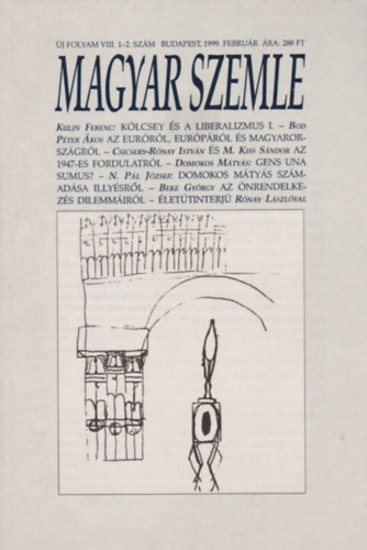 Magyar szemle 1-2. sz�m 1999. febru�r