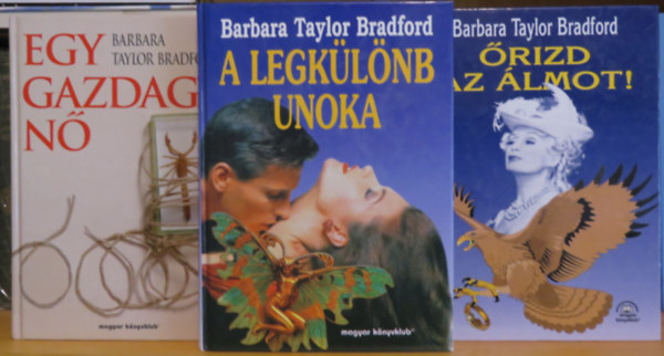 3 db Barbara Taylor Bradford - Emma Harte 1-2-3. k�tet: Egy gazdag n�, �rizd az �lmot!, A legk�l�nb unoka