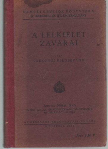 A lelkilet zavarai