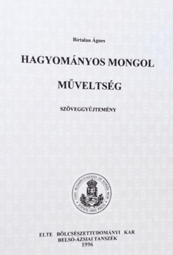 Hagyomnyos mongol mveltsg