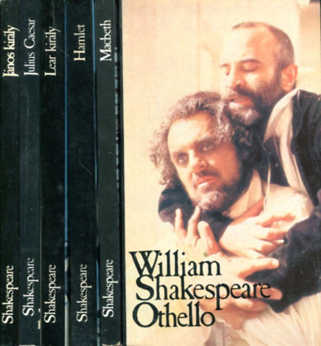 Európa Könyvkiadó - 6 db Shakespeare kötet (Európa): Othello - Macbeth - Hamlet - János király - Julius Ceasar - Lear király