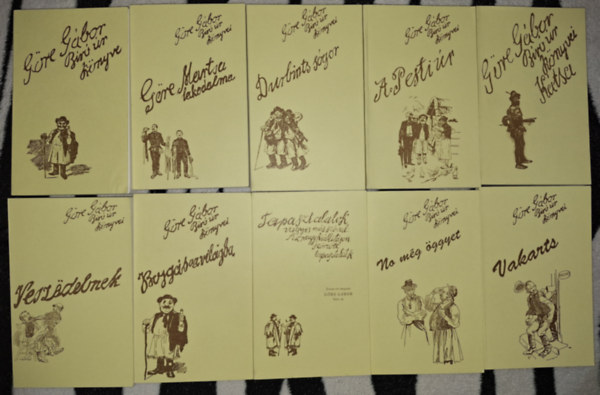 Gre Gbor r knyvei 1-10 (I-X.) teljes sorozat (reprint)