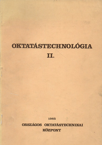 Oktatstechnolgia II