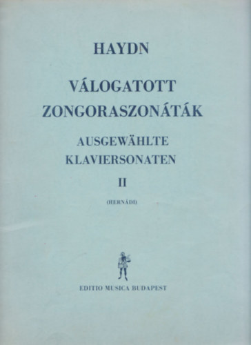 Haydn - Vlogatott zongoraszontk II.