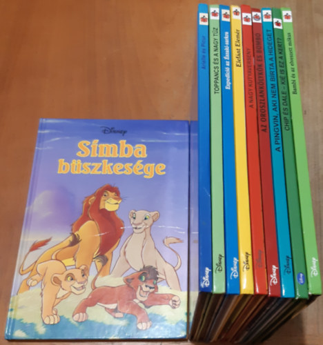 Bambi �s az elveszett m�kus + Chip �s Dale + A pingvin, aki nem b�rta a hideget + Az oroszl�nk�lyk�k �s Bomb� + A nagy kutyaverseny + Elef�nt Elem�r + Exped�ci� az �szaki-sarkra + Toppancs �s a nagy t�z + Arielle �s Picur + Simba b�