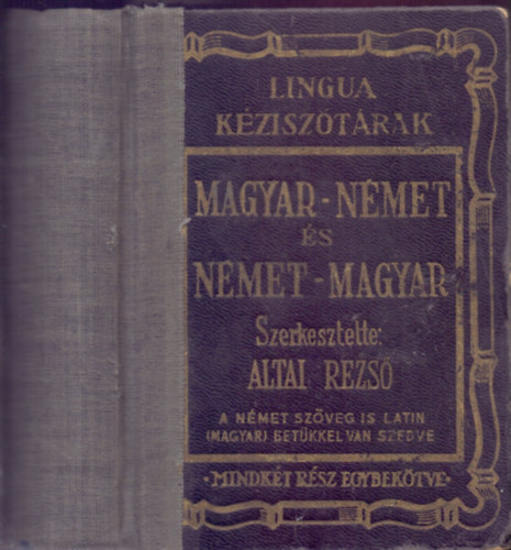 Magyar-nmet s nmet-magyar gyakorlati kzisztr