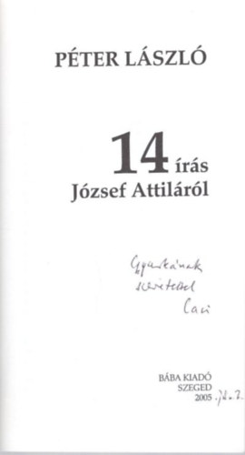 14 rs Jzsef Attilrl - dediklt