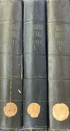 Magyar gy�gyszerk�nyv I-III., V. kiad�s - Pharmacopoea Hungarica