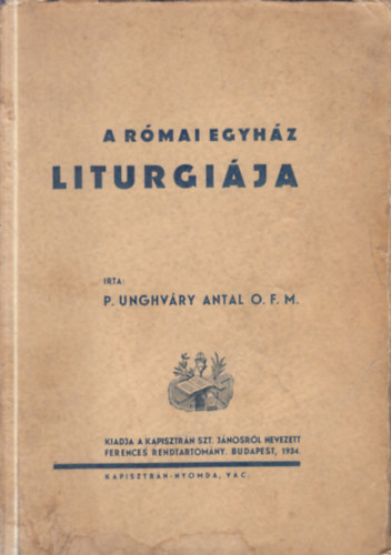 A rmai egyhz liturgija