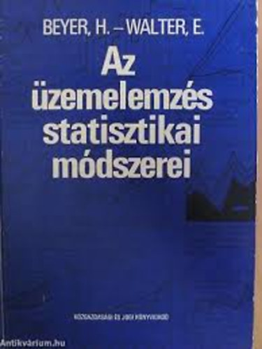 Az zemelemzs statisztikai mdszerei