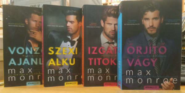 4 db Max Monroe: Vonz� aj�nlat + Szexi alku + Izgat� titok + �rj�t� v�gy