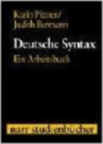 Deutsche Syntax: Ein Arbeitsbuch (narr STUDIENBCHER)