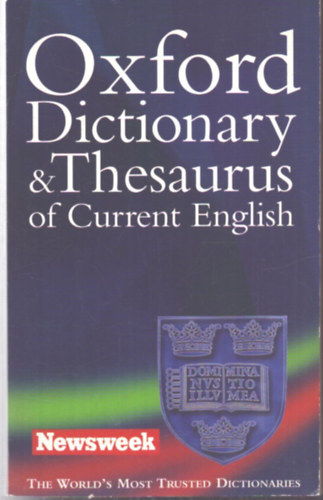 Oxford Dictionary and Thesaurus of Current English