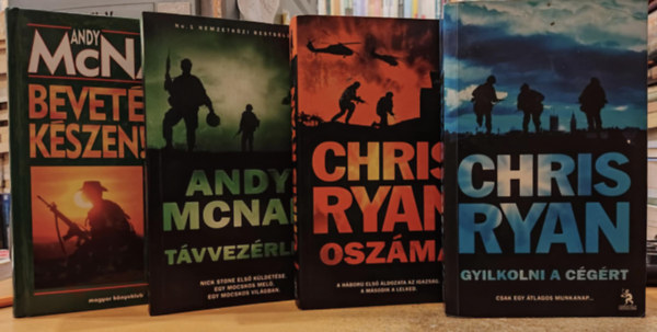 Andy McNab - 4 db Andy McNab: Bevetsre kszen! + Tvvezrls + Oszma + Gyilkolni a cgrt