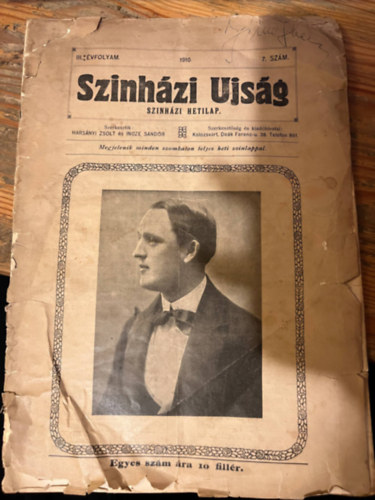 Szinházi Ujság III. Évfolyam 7. szám