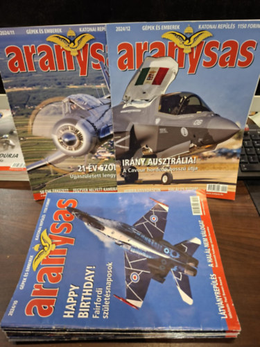 Aranysas magazin 2024/1-12. (teljes �vfolyam, lapsz�monk�nt, 11db) - 2024/3. sz�m hi�nyzik!