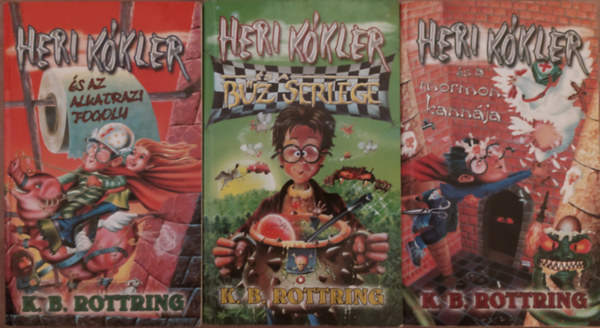 3db : Heri K�kler �s az alkatrazi fogoly, Heri K�kler �s a b�z serlege, Heri K�kler �s a mormon kann�ja