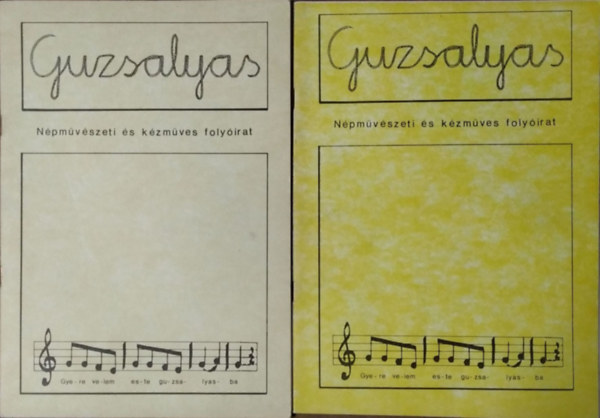 Guzsalyas, I. vf. 1-2. szm (2 lapszm)