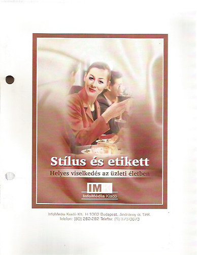 Stlus s etikett - Helyes viselkeds az zleti letben