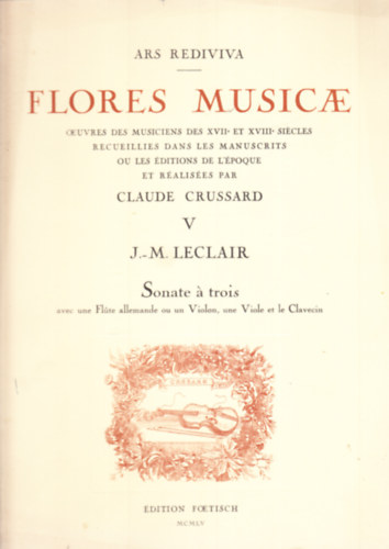 Flores Musicae V. (Ars rediviva)